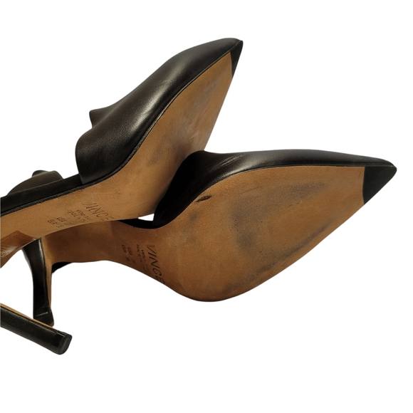 Vince. Women's Claire d'Orsay Leather Black - Picture 11 of 11